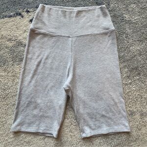 Joah brown pearl gray biker shorts size xs/s